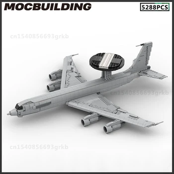 MOC építőelemek Repülőgép modell DIY kockák Szerelje össze a játékokat Karácsonyi ajándékgyűjtemény kijelző Születésnapi ajándék Sky sorozat