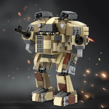 Gobricks MOC játék Halos száműzött sáska építőkocka készlet Mechanikus robotok Őrzők 5-DS Karakteroktatás Kocka játékok ajándék