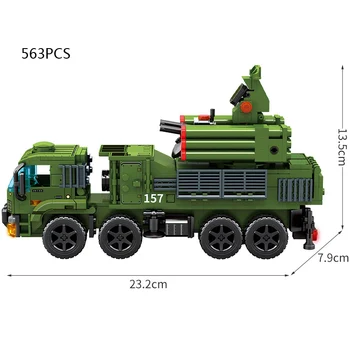 Oroszország Pantsir S1 Shell Close légvédelmi rendszer Modern katonai jármű modell építőelem WW2 hadsereg erők figurák tégla játékok