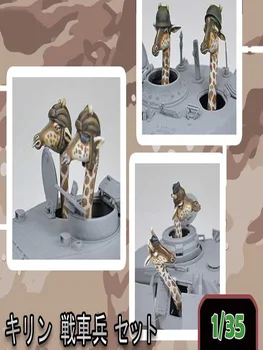 Unassambled 1/35 modern zsiráf legénység (6 fej, ) (NINCS TARTÁLY) Gyanta figura miniatűr modell készletek festetlen