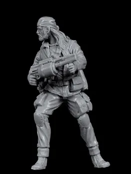 Új Összeszereletlen 1/35 US Stalker man modern katona figura Gyanta készlet DIY játékok Festetlen műgyanta modell