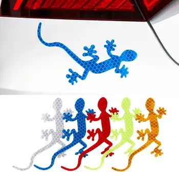 Vízálló belső alkatrészek Gecko szalag lökhárító matrica biztonsági figyelmeztető jel autó fényvisszaverő matrica autó vinil matrica