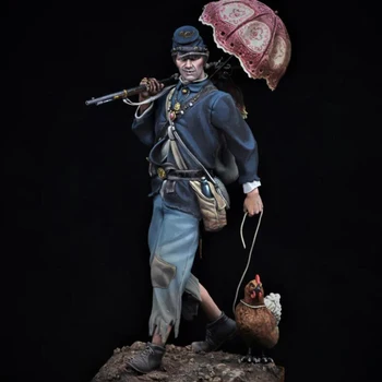 1/18 90MM ANCIENT FANTASY KATONAÁLLVÁNY Gyanta figura Modell készletek Miniatűr katona Összeszereletlen Festetlen