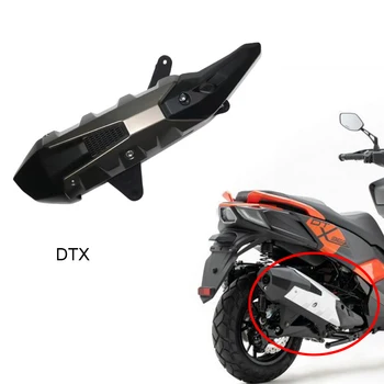 Új DTX360 motorkerékpár Eredeti tartozékok Kipufogócső burkolatok Kipufogódob burkolatok Forrázás elleni fedél KYMCO DTX 360 360DTX DTX 360