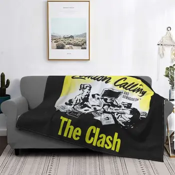 The Clash London Calling 01 takaró plüss a kanapén porvédő ágynemű dobja haza decotation