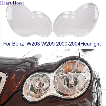 Benz W203 első fényszóróhoz 2000-2004 C180 C200 C230 C260 C280 plexi üveg átlátszó lámpabúra fényszórók burkolata