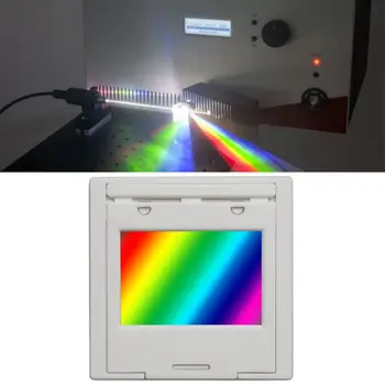 Diffrakciós rács 50/100/300/600 sor 2mm Sebességváltó rács Spektrofotométer Optikai tanítási kísérlet
