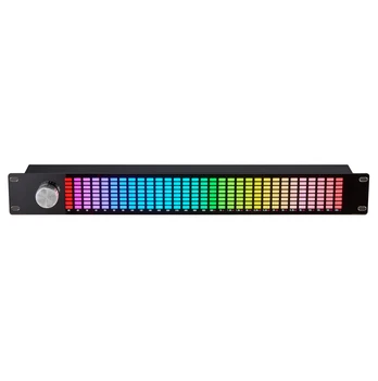 Zenei spektrumanalizátor színes, 31 szegmenses zenei spektrum kijelző zenei atmoszféra fény zene jelző hangvezérlés
