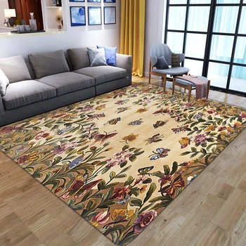Nordic geometrikus nyomtatott szőnyegek nappaliba Hálószoba terület Szőnyegszalon Csúszásgátló padlószőnyeg Divat otthoni dekorációs terület szőnyeg