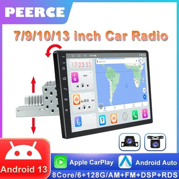 Android 13 1 Din Radio sztereó autós multimédia videolejátszó Carplay GPS Autoraido VW Nissan Hyundai Toyota Kia