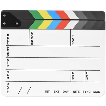 Professzionális filmrendezők Clapboard, Photography Studio Video TV Board Dry Erase film akciójelenet