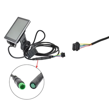 5-pólusú EBike M5 LCD kijelző képernyő Elektromos robogó sebességmérő vezérléssel Elektromos kerékpár kijelző Módosítási tartozékok