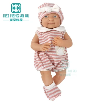 Babaruhák villa baba illeszkedés 43cm újszülött baba kiegészítők Puha darab mászó ruhák
