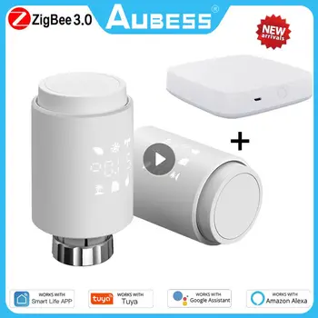 Tuya Smart ZigBee radiátor működtető programozható termosztatikus radiátorszelep hőmérséklet-szabályozó támogatás Alexa Google Home