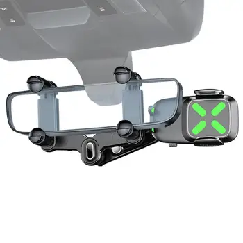  vezeték nélküli autós konzol hordozható állítható tükör telefontartó 360 fokban elforgatható többfunkciós autós telefontartó univerzális
