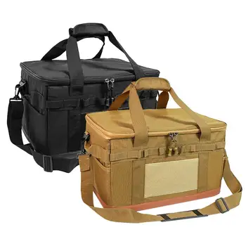Camping tároló táska 30L edénytáska szervező 600D Oxford szövet piknik táska tornaterem Duffle táska hátizsák csomagtartó rendszerező