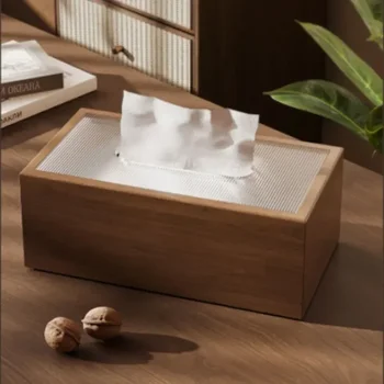 Fa papírdoboz Papír Kiváló minőségű kínai szövet Kávé könnyű akril stílusú egyedi szövet asztali logó Box Doboz Luxus dió