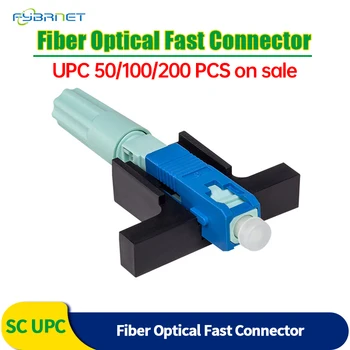 FTTH SC UPC Optikai fibe gyors conn UPC/SC APC 58MM egymódusú optikai csatlakozó Egymódusú SC gyorscsatlakozó Optikai adapter
