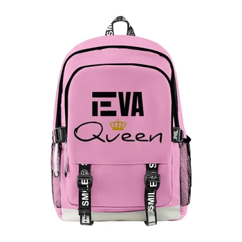 2022 Hátizsák cipzár Queen Eva hátizsákok fiúk lányok könyvtáskája alkalmi divat utazás Egyedi nappali csomag kellékek Vissza az iskolatáskákba