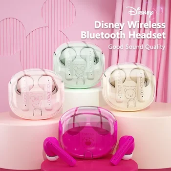 Disney LY-611 Bluetooth V5.2 vezeték nélküli fülhallgató HD Call fejhallgató sztereó HIFI fülbe helyezhető fülhallgató lányoknak mikrofonnal ajándékba