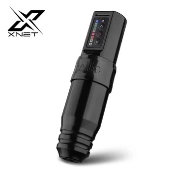 XNET Scepter vezeték nélküli tetováló gép Forgó toll mag nélküli motor 2400 kapacitású akkumulátor tetováló művészek számára