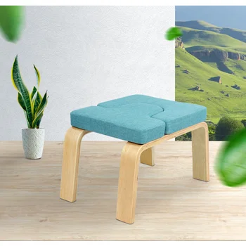 Fa fa jóga fordított kézenálló pad jóga asszisztencia segédképzés Kézenálló szék otthoni háztartás Mini fitneszpad