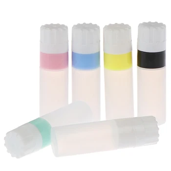 1DB 8 ml-es szemcseppentő palack műanyag folyékony palacktartály kontaktlencse tok pontokhoz palackozás 6 szín