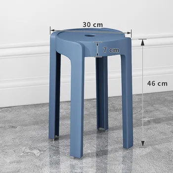 Z23mple lapos széklet otthoni széklet fürdőszoba hálószoba széklet csúszásgátló szőnyeggel otthoni négyzet alakú műanyag átlátszó széklet