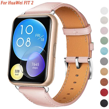 Bőrszíj Huawei Watch Fit 2 szíjhoz Okosóra csere Sport csuklópánt karkötő correa Huawei óra Fit 2 tartozékok