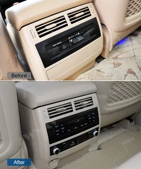 Android hátsó érintőképernyő AC Board légkondicionáló panel Toyota Land Cruiser 2009 2010 2011-2020 AC autó multimédia lejátszó