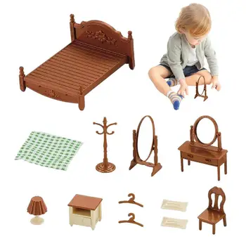 Babaház bútorkészlet Babaház kiegészítők Miniatűr bútorok Miniatűr babaház kiegészítők Tanulási és oktatási játékok
