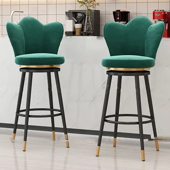 Stílusos dizájnos bárszékek Modern fém kerek arany design Nordic szék minimalista kényelmes barkrukken otthoni bútor