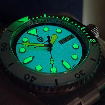 PAGANI DESIGN 2023 Új férfi automata mechanikus órák NH36A zafír rozsdamentes acél 100m vízálló óra Reloj Hombre