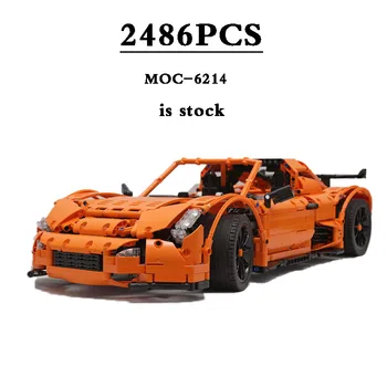 Classic MOC-6214 Scorpion CK-R Supercar Racing Series, Autó építőelemek Játékok 2486 Karácsonyi ajándékok DIY születésnapi ajándékok
