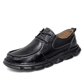 Márka Valódi bőr férfi alkalmi cipők Könnyű üzletember férfi cipők Kényelmes férfi vezetési cipők Férfi naplopók Tornacipők