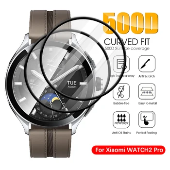 Xiaomi Mi Watch 2 Pro Smartwatch 3D Curevd karcmentes puha védőfóliákhoz HD átlátszó képernyővédő fólia Mi Watch2 Pro-hoz