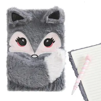 Kawaii nyúlrókák plüss notebook anime rajzfilm lányok hordozható zseb jegyzettömb diákok notebookok írószerek születésnapi ajándékok