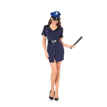 Klasszikus szexi zsaru tiszti ruha felnőtt Halloween rendőrnő jelmez egyenruha készletek női rendőrség díszes ruha