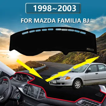 Autó műszerfal szőnyeg Mazda Familia 323 BJ Ford lézer KN Lynx Tierra 1998-2003 csúszásgátló szőnyeg Napvédő pad automatikus tartozékok