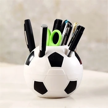 Foci alakú szerszámkellékek Toll Ceruza tartó Futball alakú fogkefe tartó Asztali állvány asztal Lakberendezés Diák ajándékok