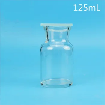 125 ml gázgyűjtő palack átlátszó átlátszó átlátszó üveg őrölt - üveglapgyűjtőben Laboratóriumi kémiai berendezések