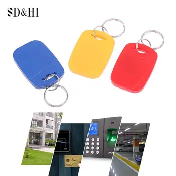 1db UID+5577 RFID címke Smart NFC Dual Chip IC+ID kompozit kulcstartó 125KHZ EM4305 13.56MHZ ismételhető, törölhető hozzáférési kártya