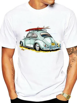 Classic Car Tops póló Classic Car Pattern ing férfiaknak Kreatív grafikai ruházat O-nyak egyedi nyomtatott rövid ujjú