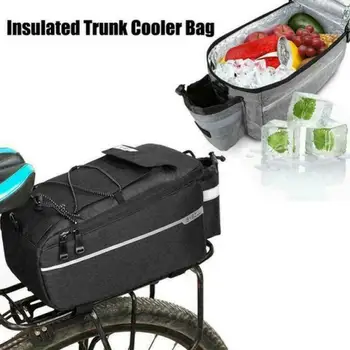 Vízálló nyeregtáska fényvisszaverő 10L nagy kapacitású hátsó csomagtartó táska MTB csomagtartó kerékpáros táska hátsó csomag Pannier