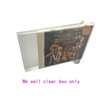 Dreamcast DC 1CD PET műanyag doboz játék tároló doboz átlátszó kijelző doboz