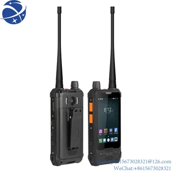 4.7 hüvelykes képernyő IP68 vízálló Android robusztus okostelefon UHF rádiókkal VHF Walkie Talkie walkie-talkie
