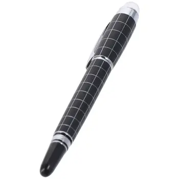 Fekete négyzet alakú toll elegáns kialakítás sima klasszikus töltőtoll írás átalakító fekete négyzet alakú toll iroda