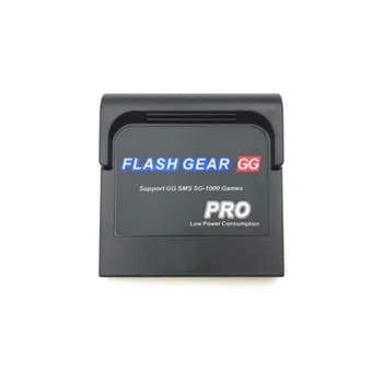 Flash Gear Saving Flash Cart Game Card NYÁK Game Gear System Shell, fekete
