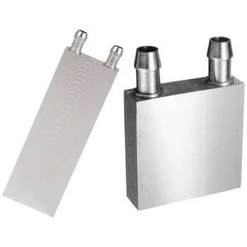  alumíniumötvözet CPU radiátor 40X120mm vízhűtő blokk folyadék és alumínium vízhűtő blokk 40X40x12mm