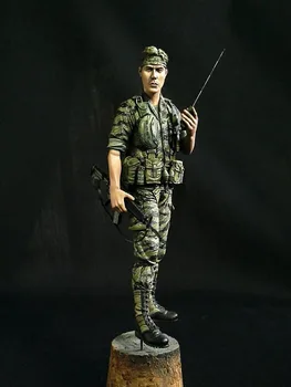 1/16 111mm Scouts férfi (Vietnam) 111mm Gyanta modell Miniatűr figura Szétszerelés Festetlen